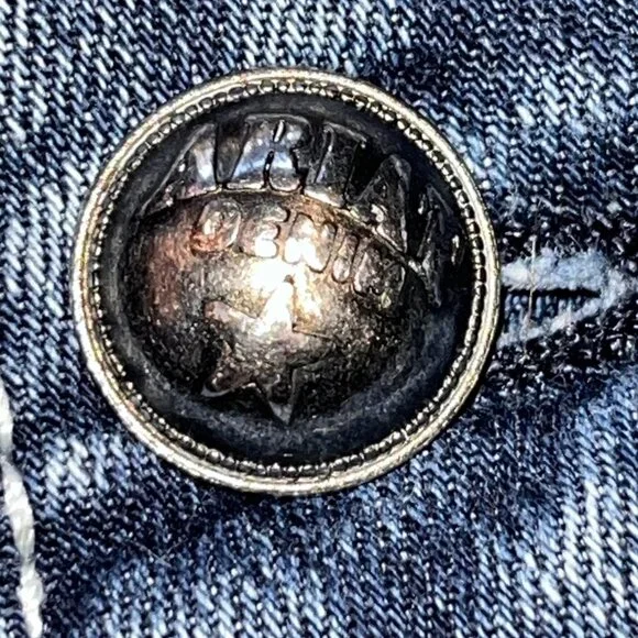 ARIAT REAL DENIM LOW RISE WESTERN BOOT CUT JEANS - W26" L35" EXTRA LONG TALL - Picture 7 of 16